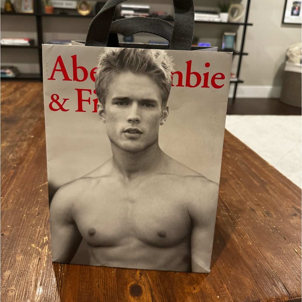 Abercrombie & Fitch shopping bag from early 2000’s